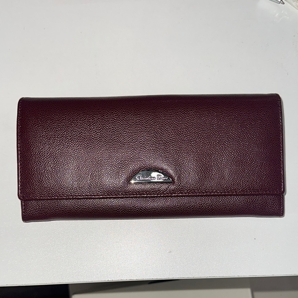 Dior Burgundy Wallet